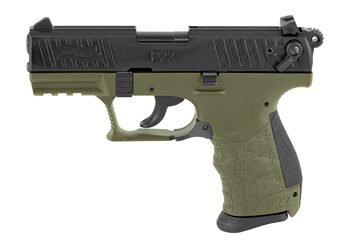 WAL P22Q 22LR 3.42" 10RD MLTRY GRN