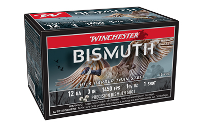WIN BISMUTH 12GA 3" #1 15/150 3 WIN BISMUTH 12GA 3" #1 15/150