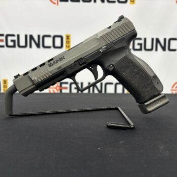 Alternative view of CANIK TP9 SFX semi-auto pistol 9mm 5.2"  Tungsten Slide18rd mag USED