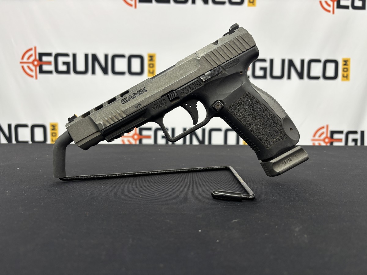 CANIK TP9 SFX semi-auto pistol 9mm 5.2" Tungsten Slide18rd mag USED 4 CANIK TP9 SFX semi-auto pistol 9mm 5.2" Tungsten Slide18rd mag USED - Image 2