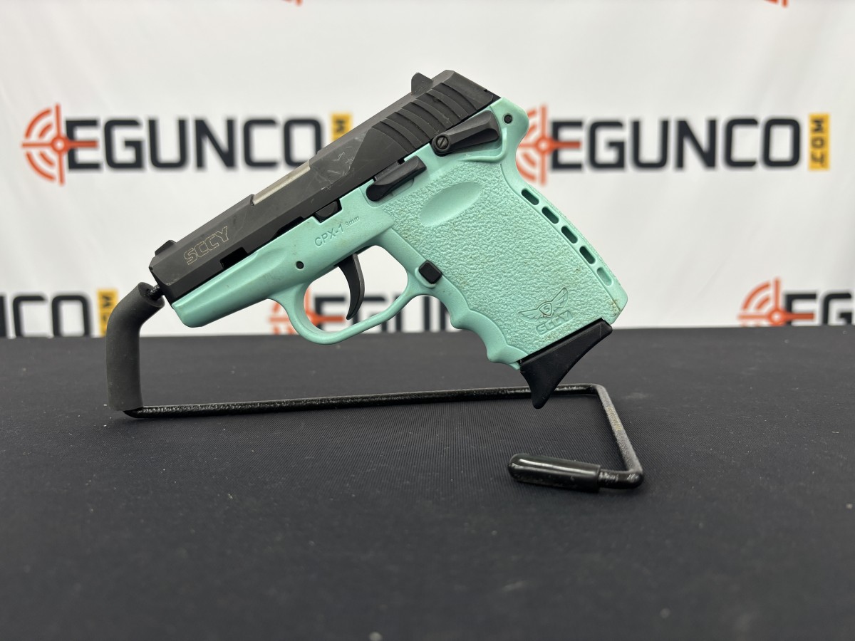 SCCY Model CPX-1 Robin Egg Blue 9MM 3" Luger 10RD USED 4 SCCY Model CPX-1 Robin Egg Blue 9MM 3" Luger 10RD USED - Image 2