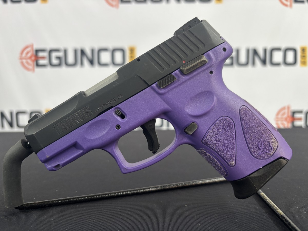 TAURUS G2C Purple 3.25" Pistol 9MM Scarce Color USED 4 TAURUS G2C Purple 3.25" Pistol 9MM Scarce Color USED - Image 2