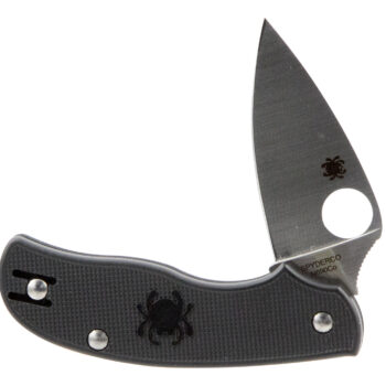 Spyderco C127PBK Urban Lightweight 2.61" Folding Drop Point Plain N690Co SS Blade Black FRN Handle Includes Pocket Clip