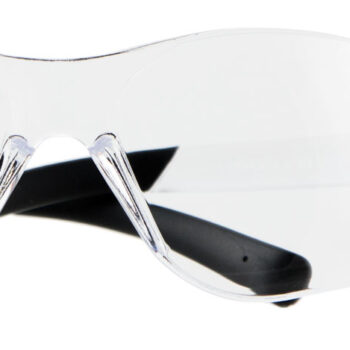 Pyramex PYS2510SDP Zteck Combo Adult Clear Lens Polycarbonate Clear Frame