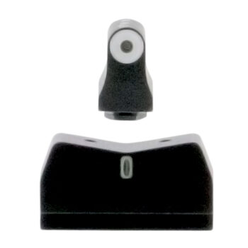 XS Sights GL0004S5 DXT Big Dot Night Sights fits Glock  Black | Green Tritium White Outline Front Sight Green Tritium White Outline Bar Rear Sight