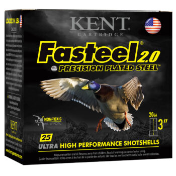 Kent Cartridge K203FS243 Fasteel 2.0  20 Gauge 3" 7/8 oz 3 Shot 25 Per Box/ 10 Case