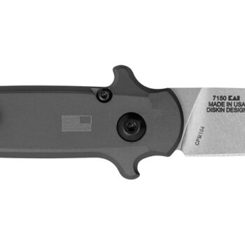 Kershaw 7150 Launch 8 3.50" Folding Spear Point Plain Stonewashed CPM 154 SS Blade Gray w/Insert Aluminum/Carbon Fiber Handle Includes Pocket Clip