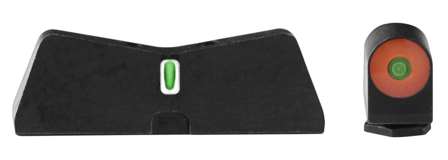 XS Sights GL0009S5N DXT2 Big Dot Night Sights fits Glock Black | Green Tritium Orange Outline Front Sight Green Tritium White Outline Bar Rear Sight 3 XS Sights GL0009S5N DXT2 Big Dot Night Sights fits Glock Black | Green Tritium Orange Outline Front Sight Green Tritium White Outline Bar Rear Sight