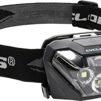 Cyclops CYCHL500 HL500  500 Lumens Red/White LED Bulb Black 75 Meters Distance