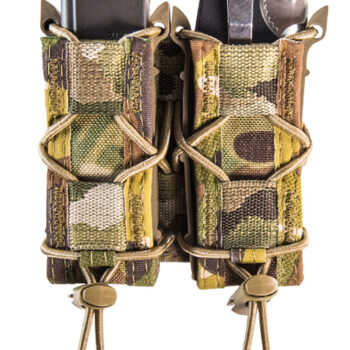 High Speed Gear 13PT12MC TACO Mag Pouch Double MultiCam Nylon Belt Compatible w/ Pistol