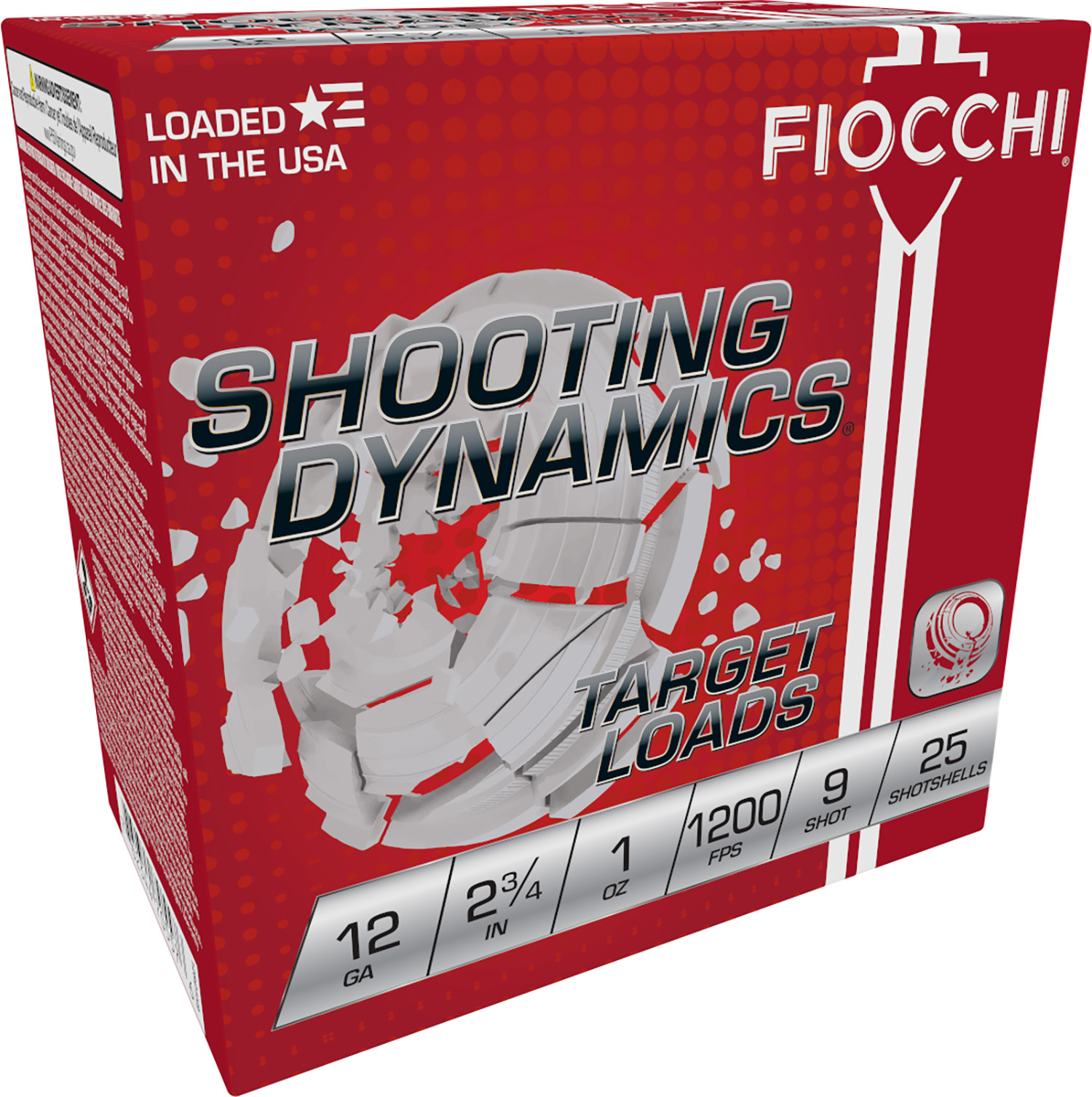 Fiocchi 12SD1H9 Shooting Dynamics Target 12Gauge 2.75" 1oz 9Shot 25 Per Box/10 Case 3 Fiocchi 12SD1H9 Shooting Dynamics Target 12Gauge 2.75" 1oz 9Shot 25 Per Box/10 Case