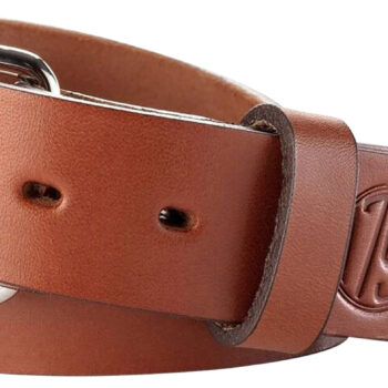 1791 Gunleather BLT013438CBRA 01  Gun Belt Classic Brown Leather 34/38 1.50" Wide Buckle Closure