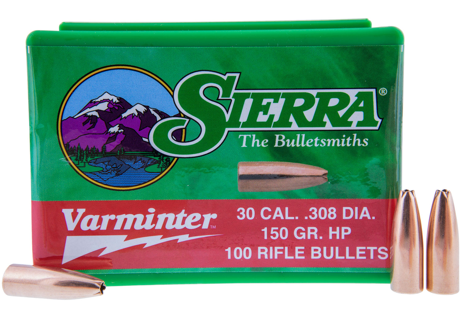 Sierra 2136 Varminter 308Win 150gr Hollow Point 100/Box 3 Sierra 2136 Varminter 308Win 150gr Hollow Point 100/Box