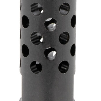 Ruger 90699 Radial Ported Muzzle Brake Black Oxide Steel 1/2"x28 Threads 1.75" OAL .8" Diameter, 35 Cal