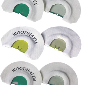 Woodhaven WH016 Top 3 Pro Pack Diaphragm Call Triple Reed Attracts Turkeys White 3 Per Pkg