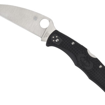 Spyderco C10FPWCBK Endura 4 Lightweight 3.78" Folding Wharncliffe Plain VG-10 SS Blade Black Bi-Directional Texturing FRN Handle Includes Pocket Clip