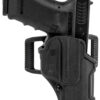 Blackhawk 410768BKR T-Series L2C Non-Light Bearing OWB Black Polymer Belt Clip Compatible w/Glock 43/43X/Kahr PM Includes Belt Loops Right Hand 1 124999