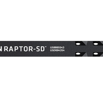 Radian Weapons R0561 Raptor SD Ambi Charging Handle, Radian Gray, Gas Ported Shaft, Fits Mil-Spec AR-15/M16 Platform