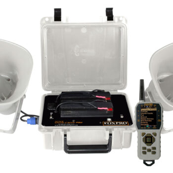 Foxpro SSCPW Super Snow-Crow Pro  Attracts Crow/Predator/Snow Goose Features TX1000 Transmitter White ABS Polymer