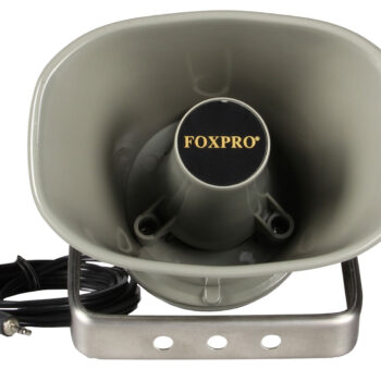 Foxpro SP60 External Speaker  8ft Speaker Cable, Mounting Bracket, 3.5mm Plug