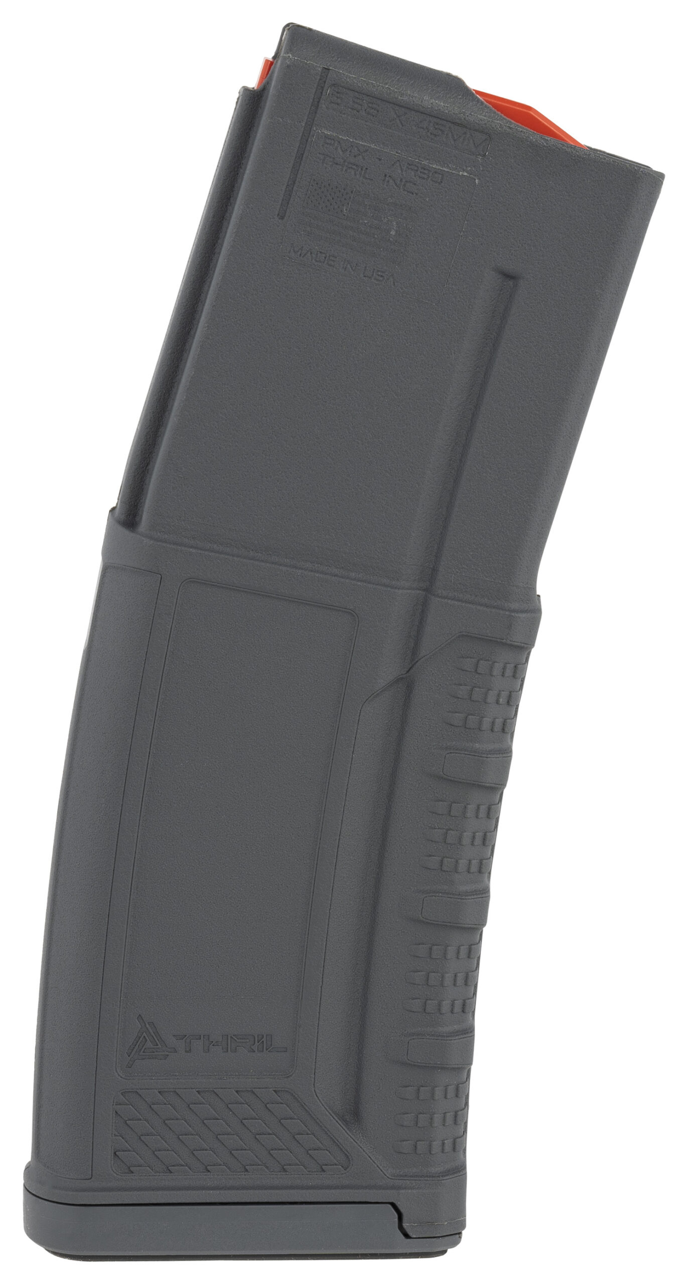 Thril PMXAR30GRY PMX 30rd 5.56x45mm Fits AR-15/M4 Gray Polymer 3 Thril PMXAR30GRY PMX 30rd 5.56x45mm Fits AR-15/M4 Gray Polymer