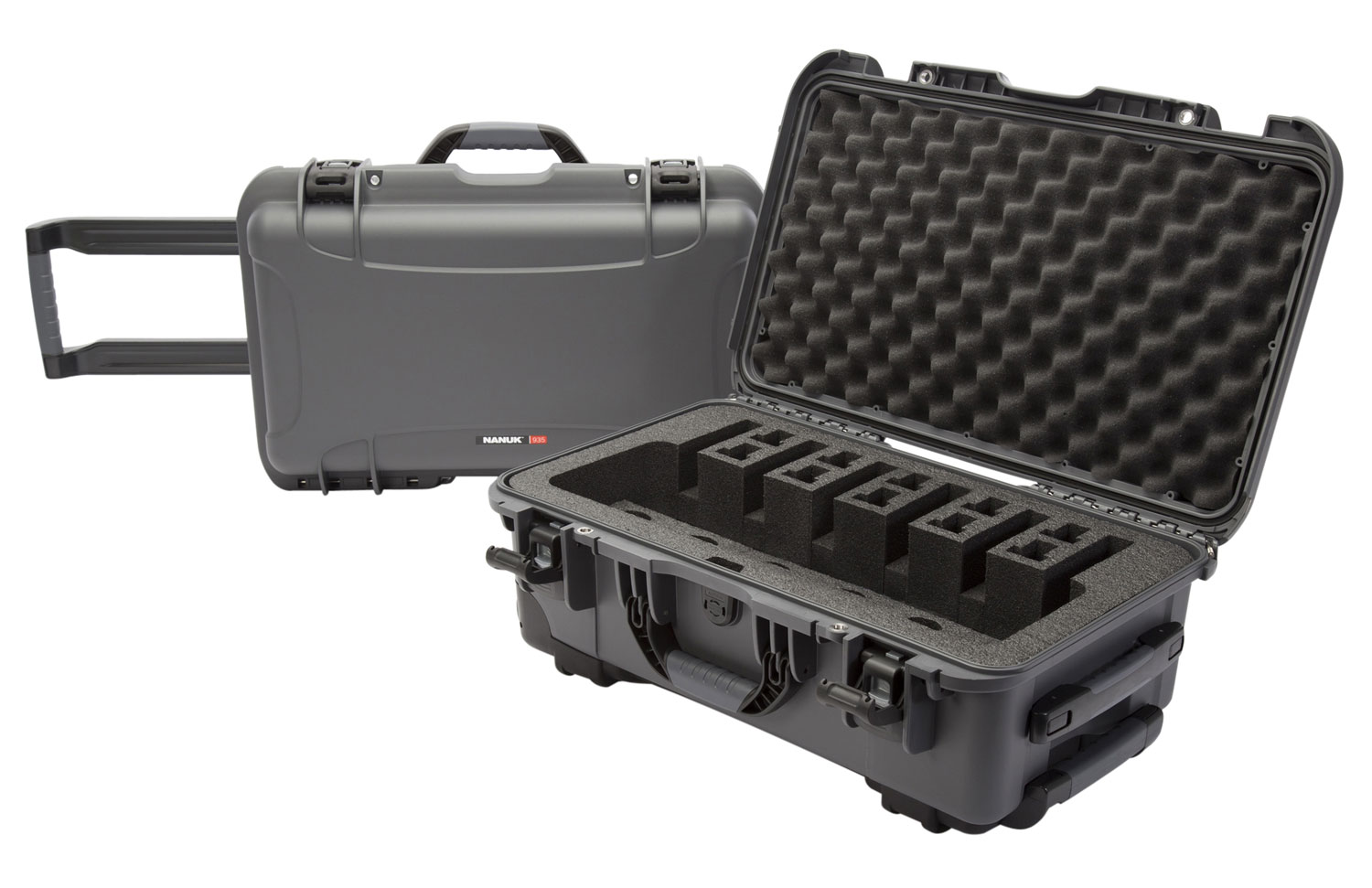 Nanuk 9356UP7 935 6 Up Gun Case Graphite Handgun Resin 3 Nanuk 9356UP7 935 6 Up Gun Case Graphite Handgun Resin