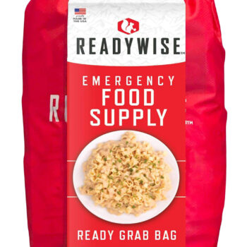 ReadyWise RW10641 7 Day Emergency Grab Bag  60 Servings, 10 Mylar Pouches, 13,920 Total Calories, About 60 Cups of Water Needed