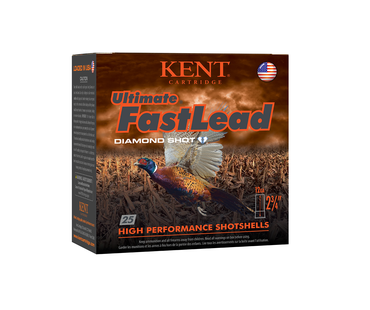 Kent Cartridge K122UFL364 Ultimate Fast Lead 12Gauge 2.75" 1 1/4oz 4Shot 25 Per Box/10 Case 3 Kent Cartridge K122UFL364 Ultimate Fast Lead 12Gauge 2.75" 1 1/4oz 4Shot 25 Per Box/10 Case