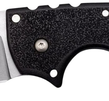 Cold Steel CS62RQ 4-Max Scout 4" Folding Plain Stone Washed Japanese AUS-10A SS Blade/ Black Griv-Ex Handle Includes Pocket Clip