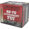 Fort Scott Munitions 4570300SCV1 Tumble Upon Impact (TUI) Brush Hog 45-70Gov 300gr Solid Copper Spun 20 Per Box/10 Case 2 133877