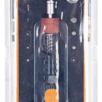 Lyman 7031300  Torque Wrench Black/Orange Steel Rubber Handle