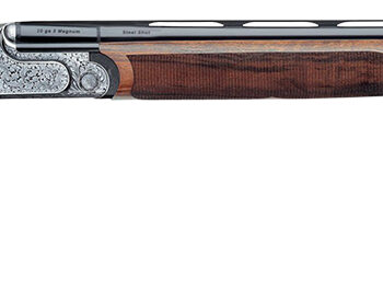 Rizzini USA 510128 Artemis Field Full Size 28 Gauge Break Open 3" 2rd 29" Gloss Blued Anodized Silver Engraved Steel Receiver, Fixed w/Prince of Whales Grip, Oiled Turkish Walnut Wood Stock