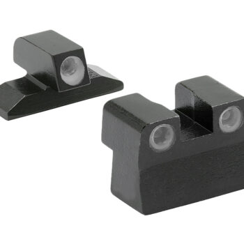 Meprolight USA 102423101 Tru-Dot  Green Tritium White Outline Front Sight-Green Tritium White Outline Rear Sight Bersa Thunder 380