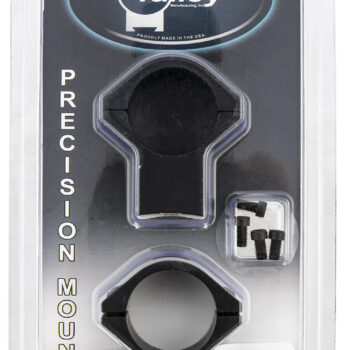 Talley 940700LM Scope Mount/Ring Combo  Black Anodized Aluminum 1" Tube Remington 700/721/722/725/40X Medium Rings Long Action 20 MOA