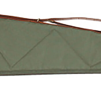 Boyt Harness OGC4P4809 Signature Rifle Case 48" Waxed OD Green Canvas w/ Accessory Pocket & Harness Leather  for Scoped Rifle