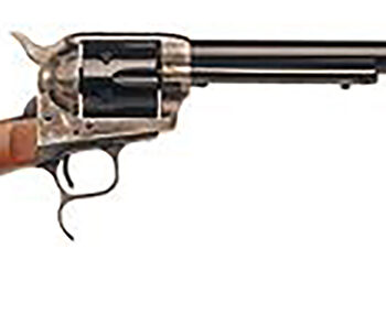 Cimarron MP419 Revolving Carbine  Full Size 45 Colt (Long Colt) 6 Shot 18" Blued Stainless Steel Barrel, Color Case Hardened Stainless Steel Receiver, Walnut Shoulder Stock, Right Hand