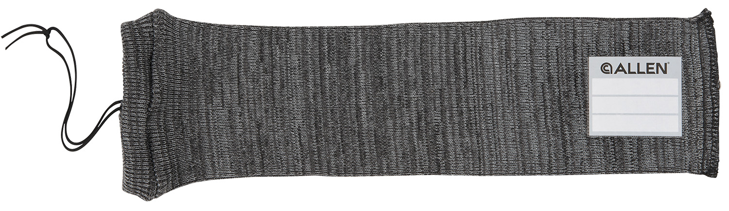 Allen 13170 Stretch Knit Handgun Sock Gray Silicone-Treated Knit w/Custom ID Labeling Holds Handguns 14" L x 3.75" W Interior Dimensions 3 Allen 13170 Stretch Knit Handgun Sock Gray Silicone-Treated Knit w/Custom ID Labeling Holds Handguns 14" L x 3.75" W Interior Dimensions