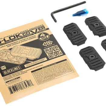 Strike Industries AR-CM-COVER-S-BK Cable Management Cover Short 1.57"L Black Polymer for M-Lok