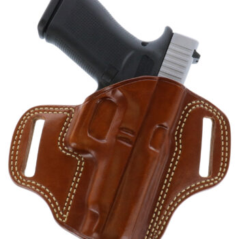 Galco CM876 Combat Master  OWB Tan Leather Belt Slide Fits Springfield Hellcat Pro Right Hand