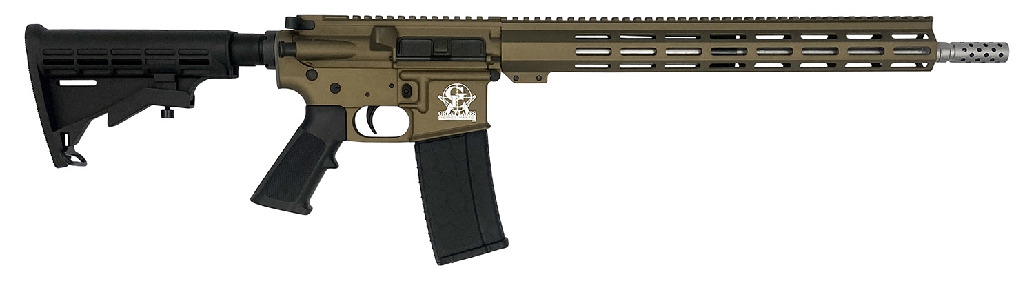 Great Lakes Firearms GL15223SSBRZ AR-15 223 Wylde 30+1 16" Stainless Barrel, Bronze Cerakote Receiver, Full Picatinny Rail, Black Collapsible Stock, Polymer Grip 3 Great Lakes Firearms GL15223SSBRZ AR-15 223 Wylde 30+1 16" Stainless Barrel, Bronze Cerakote Receiver, Full Picatinny Rail, Black Collapsible Stock, Polymer Grip