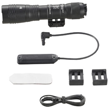 Streamlight 89009 ProTac 2.0  Black Anodized Aluminum, Rifle 250/2000 Lumens White LED, Bulb 266 Meters Beam, Picatinny Rail Mount