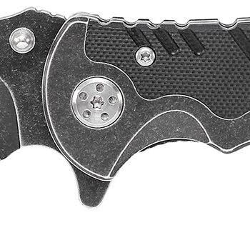 Smith & Wesson Knives SWBG10SCP Border Guard  3.50" Folding Part Serrated Stainless Steel Blade 4.80" Aluminum/G10 Handle Includes Pocket Clip