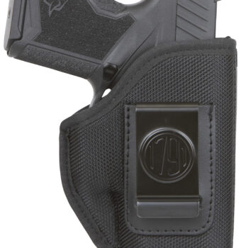 1791 Gunleather PNIWB1BLKL Premium Nylon  IWB Size 01 Black Ballistic Nylon Belt Clip Left Hand