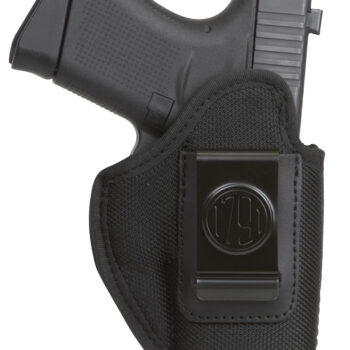 1791 Gunleather PNIWB3BLKL Premium Nylon  IWB Size 03 Black Ballistic Nylon Clip-On Left Hand