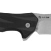 Kershaw 1645 Lateral Full Size Folding Drop Point w/Recurve Plain Stonewashed 8Cr13MoV SS Blade, Gray Textured Glass-Filled Nylon Handle Includes Pocket Clip 2 152764
