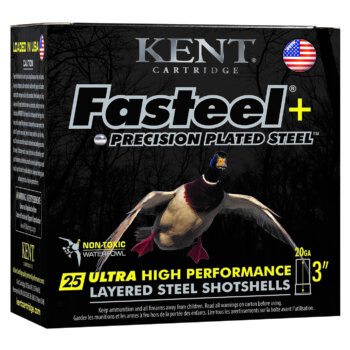Kent Cartridge K203FSP282X4 Fasteel +  20 Gauge 3" 1 oz 2/4 Shot 25 Per Box/ 10 Case