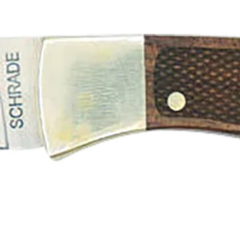 Old Timer 1181069 Mountain Beaver Jr.  2.50" Folding Drop Point Plain Mirror Polished 9Cr18MoV SS Blade, Ebony & Rosewood/Nickel Handle