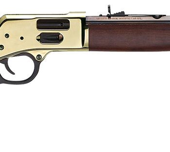 Henry H006GM Side Gate  357 Mag/38 Special 10+1 20" Blued Octagon Barrel, Polished Brass Rec, American Walnut Stock, Adj. Sight