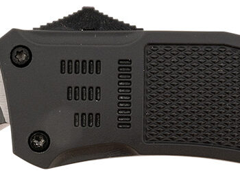 Steel River Knives T620BT Spartan  3.75" Tanto Black/Silver Blade 5.5" Black Aluminum Zinc Alloy Handle