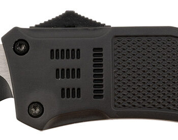 Steel River Knives T620BDP Spartan  3.75" Drop Point Black/Silver 440C SS Blade 5.5" Aluminum Zinc Alloy Handle